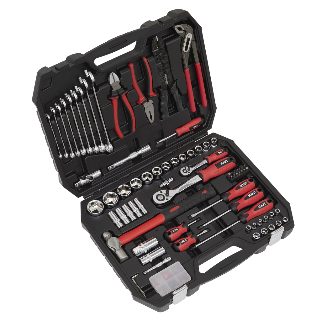 Sealey Mechanic's Tool Kit 100pc AK7400 - BostonPlates Autocare Centre