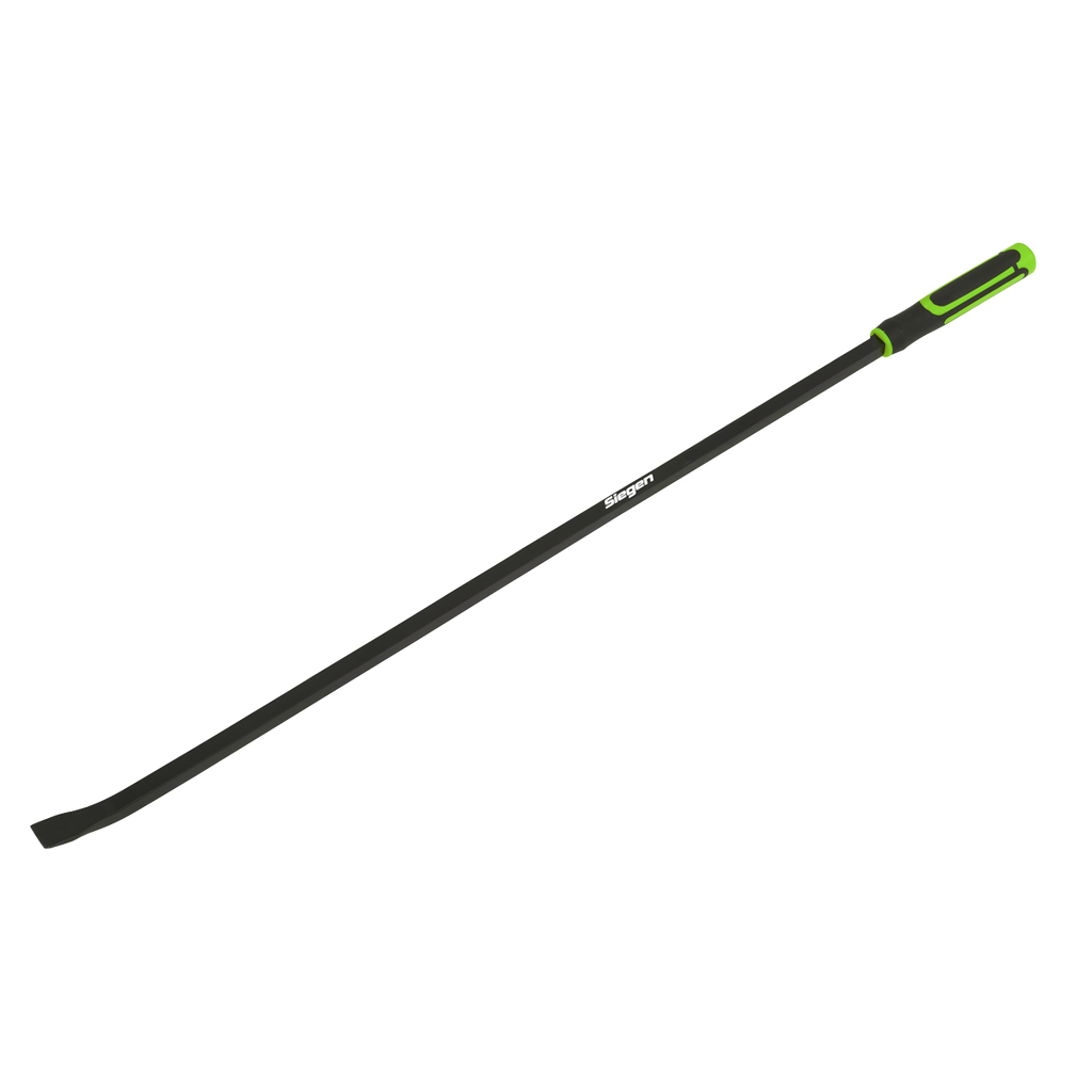 Siegen Heavy-Duty 25° Pry Bar with Hammer Cap 1220mm S01192 - BostonPlates Autocare Centre