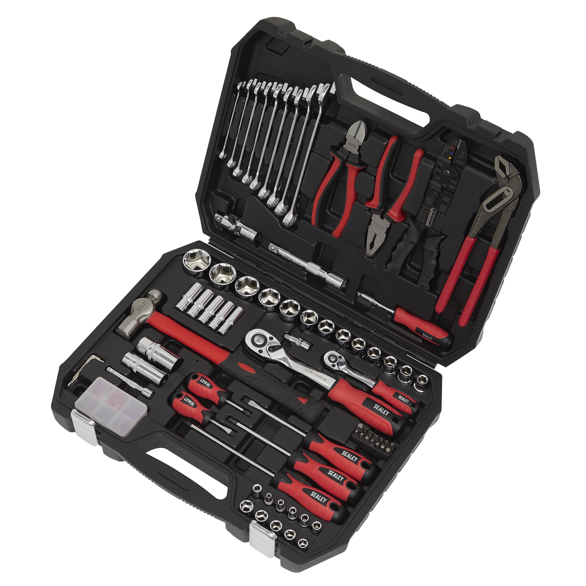 Sealey Mechanic's Tool Kit 100pc AK7400 - BostonPlates Autocare Centre