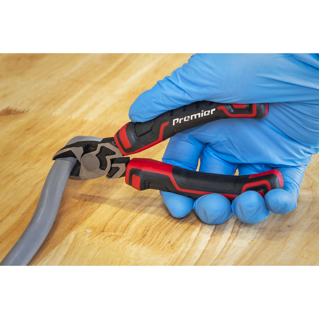 Sealey Premier High Leverage Side Cutters 160mm AK8374 - BostonPlates Autocare Centre