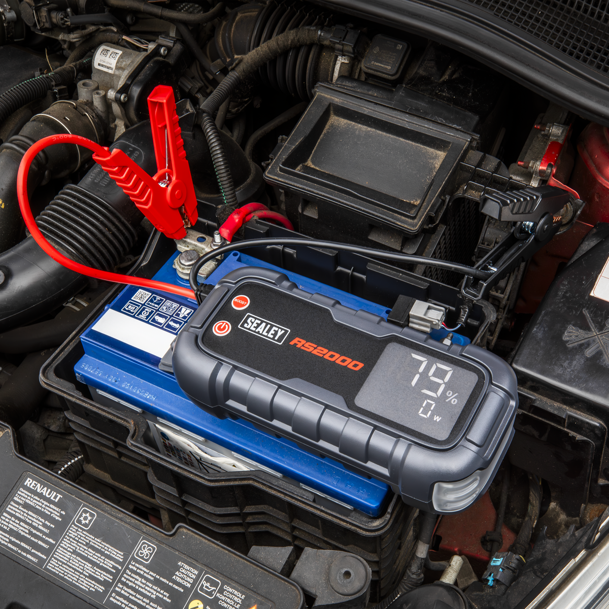 Sealey RoadStart® 12V Jump Starter Power Pack 2000A RS2000 - BostonPlates Autocare Centre