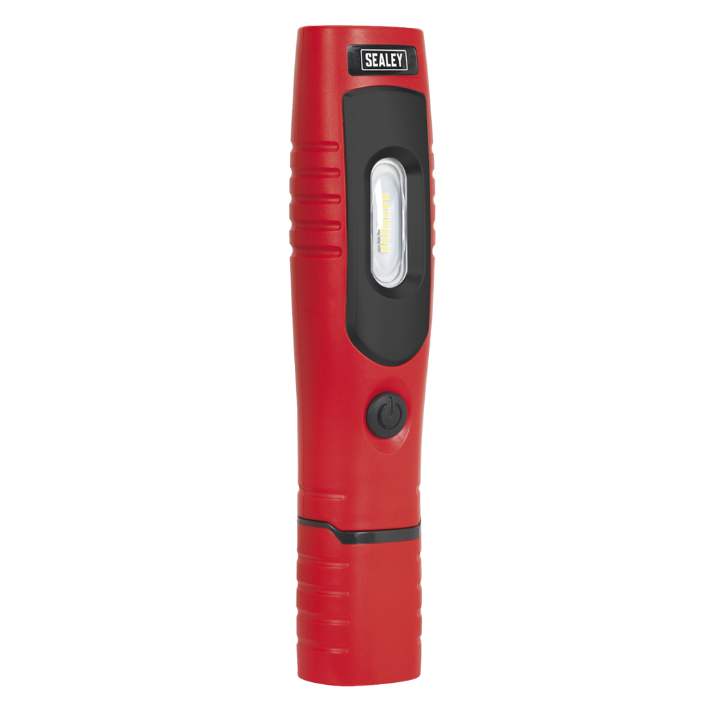 Sealey Rechargeable 360° Inspection Light 4W & 3W SMD LED - Red LED3602R - BostonPlates Autocare Centre
