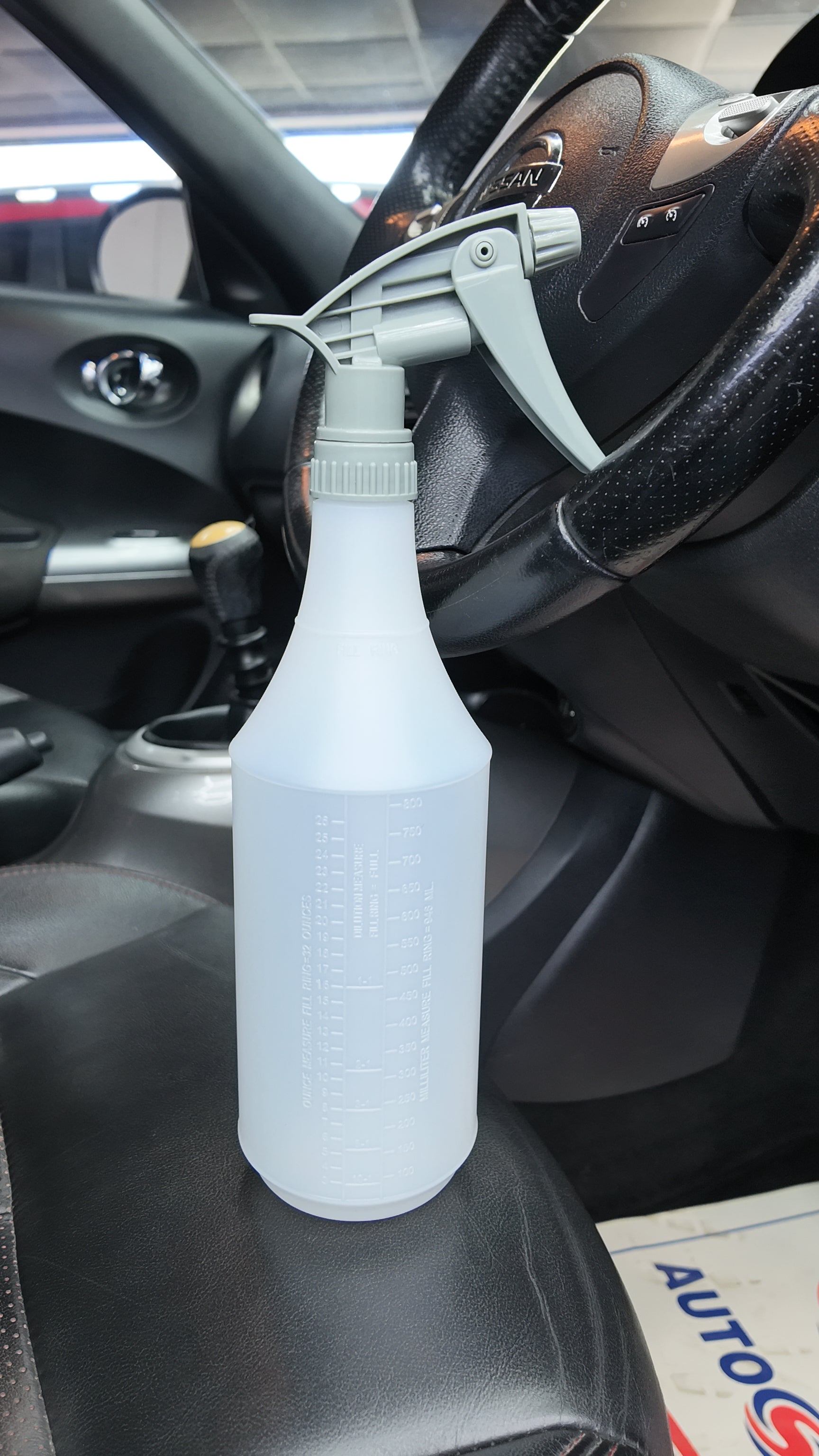 947ml Chemical Resistant Dilution Bottle with Trigger Spray - BostonPlates Autocare Centre
