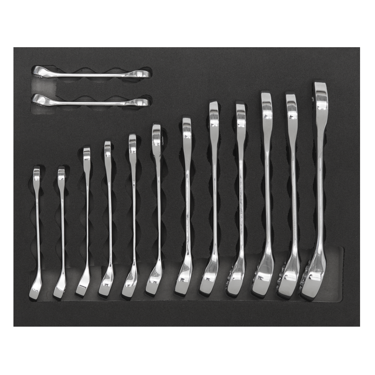 Siegen Stubby Combination Spanner Set 14pc S01232 - BostonPlates Autocare Centre