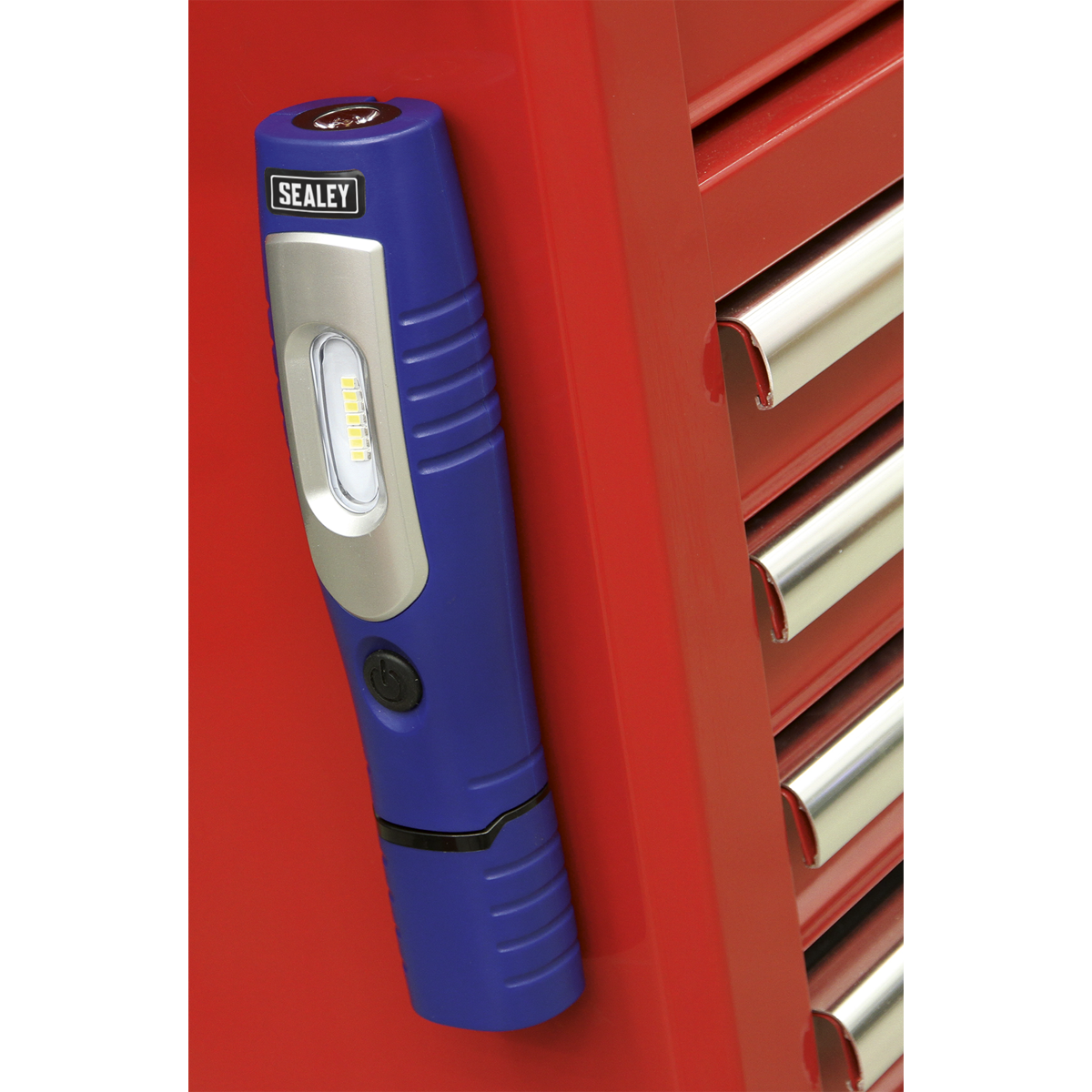 Sealey Rechargeable 360° Inspection Light 4W & 3W SMD LED - Blue LED3602B - BostonPlates Autocare Centre