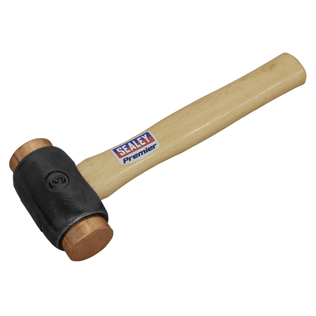 Sealey Premier Copper Faced Hammer with Hickory Shaft 4.3lb CFH04 - BostonPlates Autocare Centre