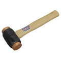 Sealey Premier Copper Faced Hammer with Hickory Shaft 4.3lb CFH04 - BostonPlates Autocare Centre