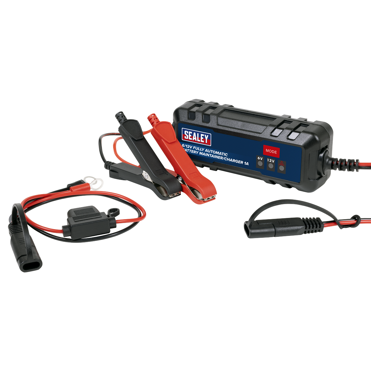Sealey 6/12V Fully Automatic Battery Maintainer/Charger 1A SBC1 - BostonPlates Autocare Centre