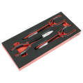 Sealey Premier Long Needle Nose Pliers Set with Tool Tray 3pc TBT58 - BostonPlates Autocare Centre