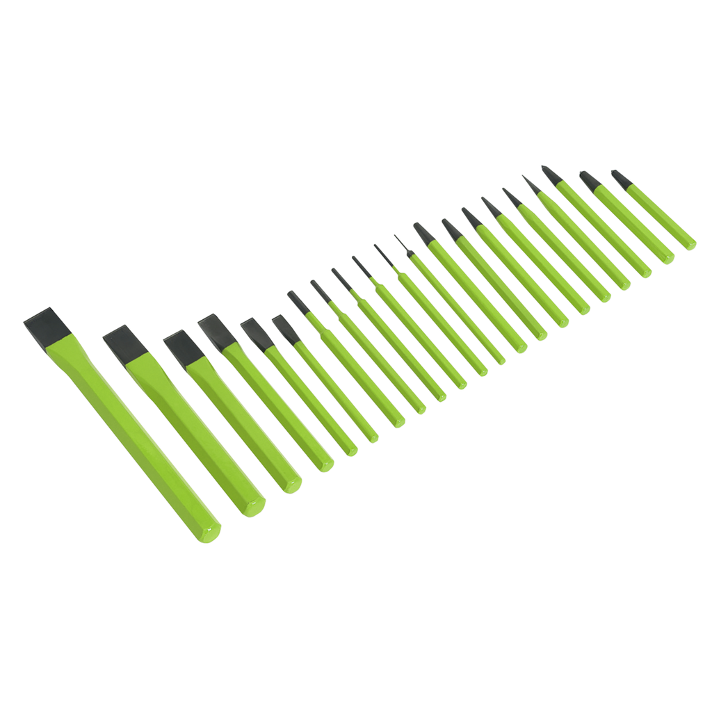 Siegen Punch & Chisel Set 21pc S0805 - BostonPlates Autocare Centre