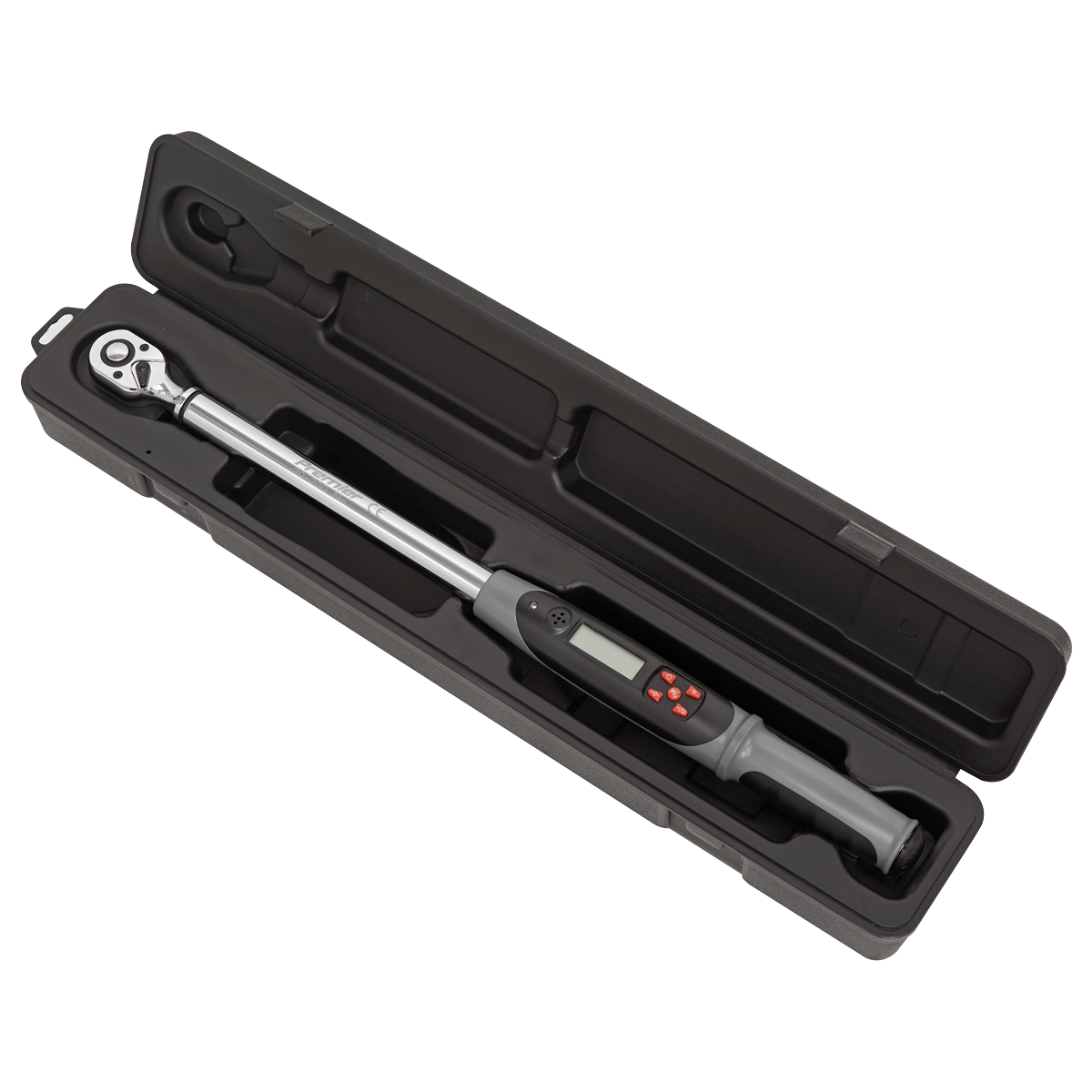 Sealey Premier Digital Torque Wrench with Angle Function 1/2"Sq Drive 20-200Nm STW306 - BostonPlates Autocare Centre