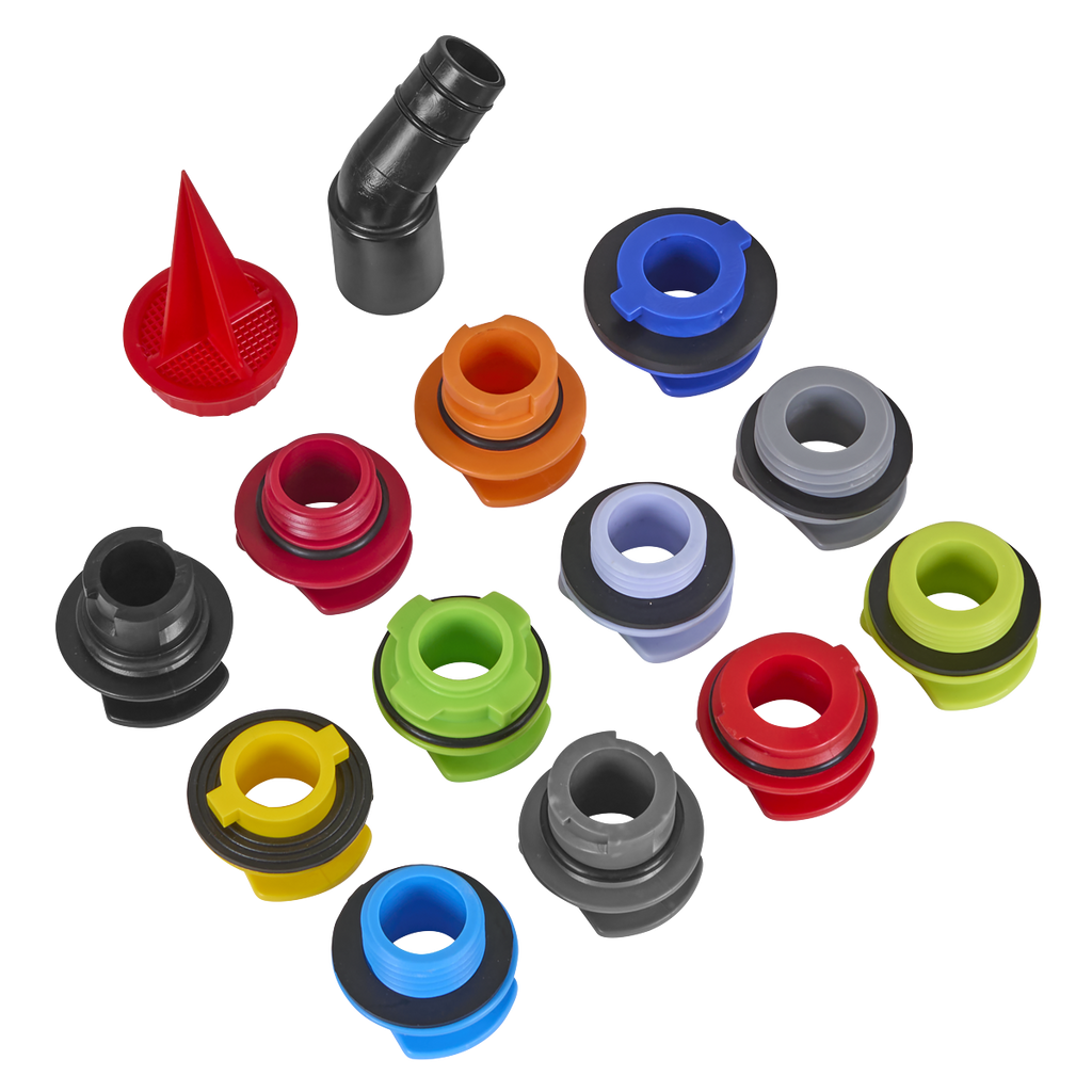 Sealey Master Engine Oil Funnel Filling Kit 15pc VS7107 - BostonPlates Autocare Centre