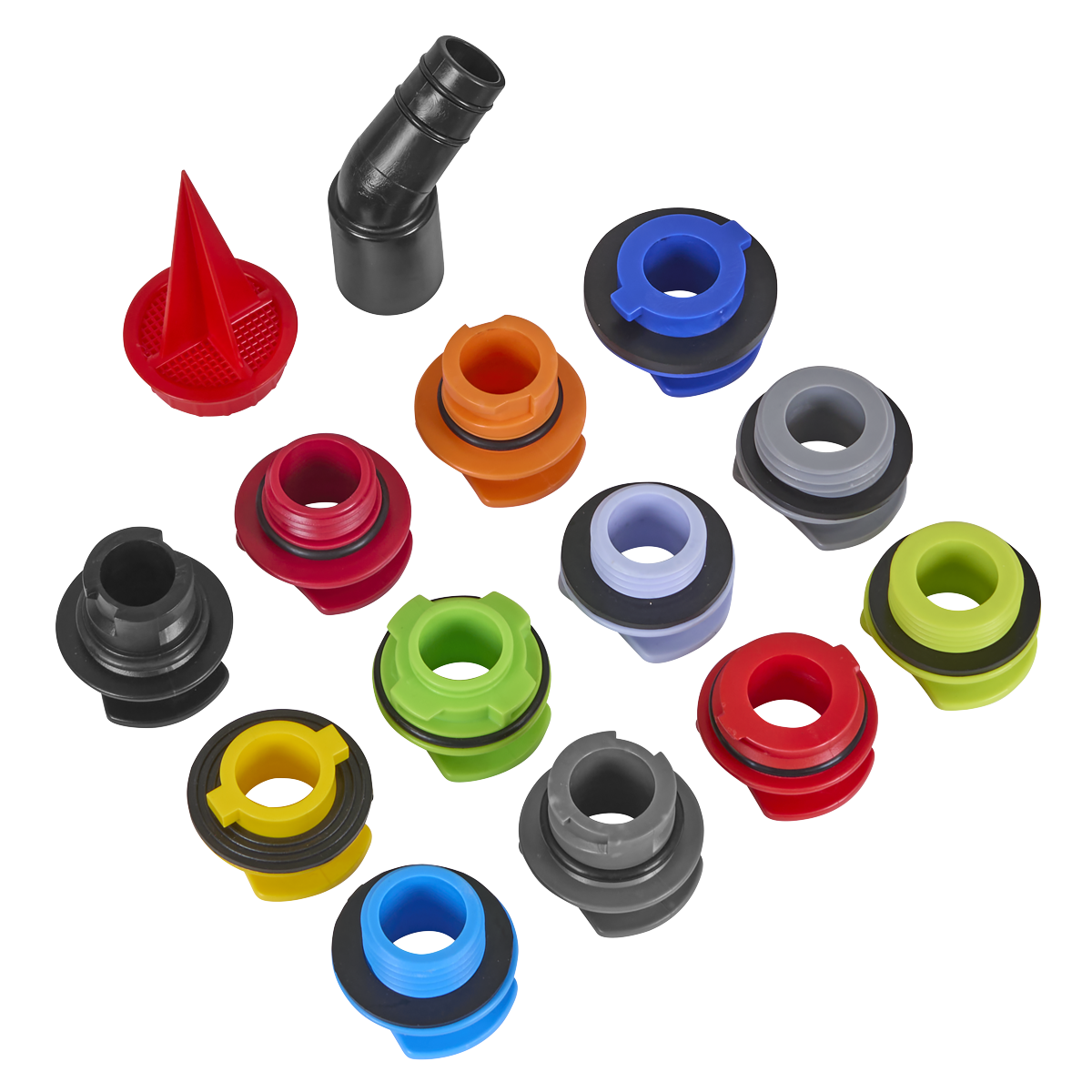 Sealey Master Engine Oil Funnel Filling Kit 15pc VS7107 - BostonPlates Autocare Centre