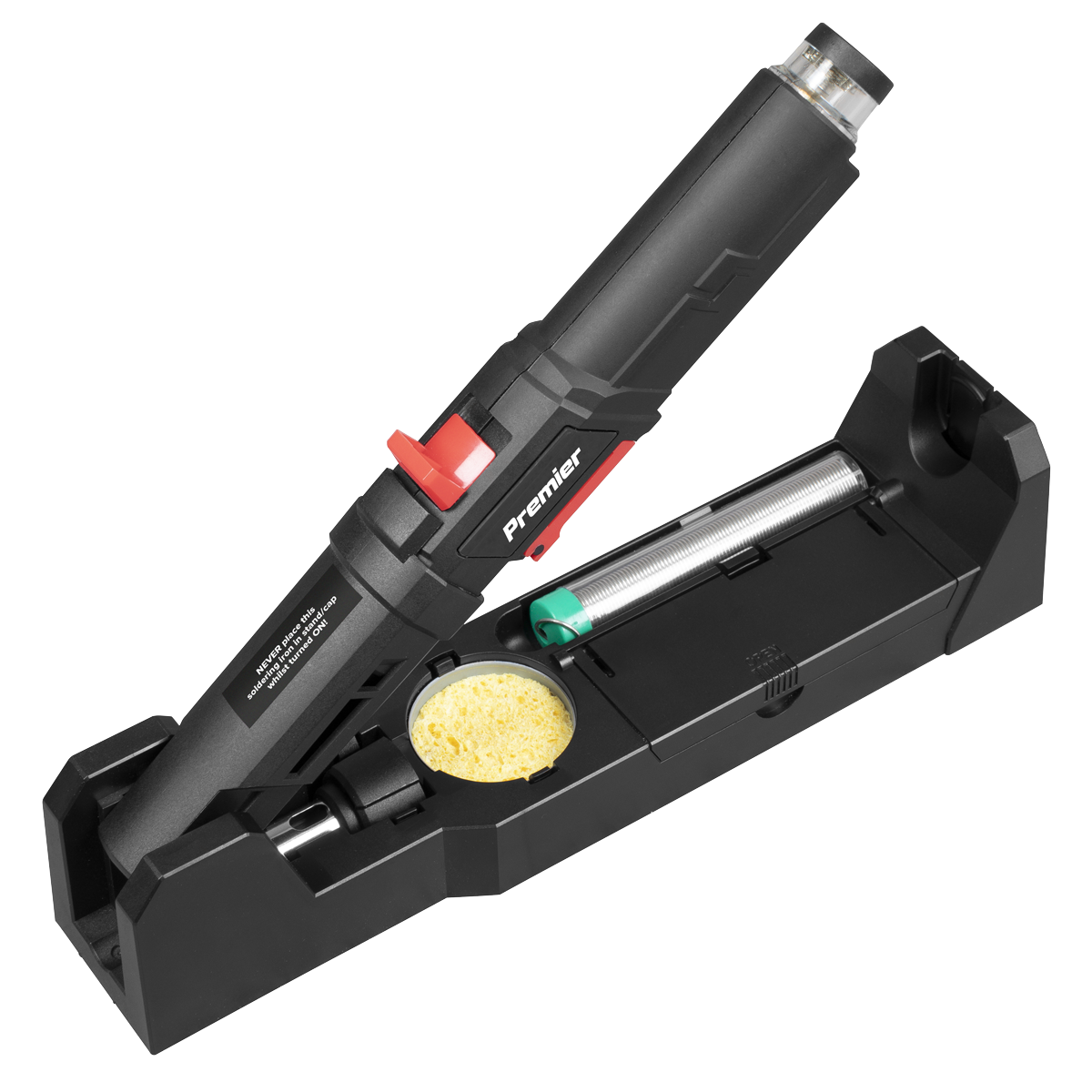 Sealey Premier Butane Soldering Iron Kit 3-in-1 Quick Release AK2976 - BostonPlates Autocare Centre