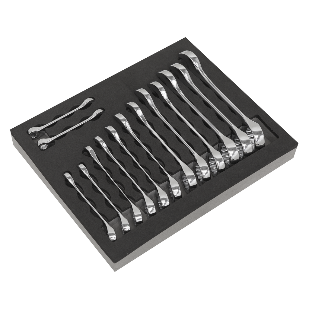 Siegen Stubby Combination Spanner Set 14pc S01232 - BostonPlates Autocare Centre