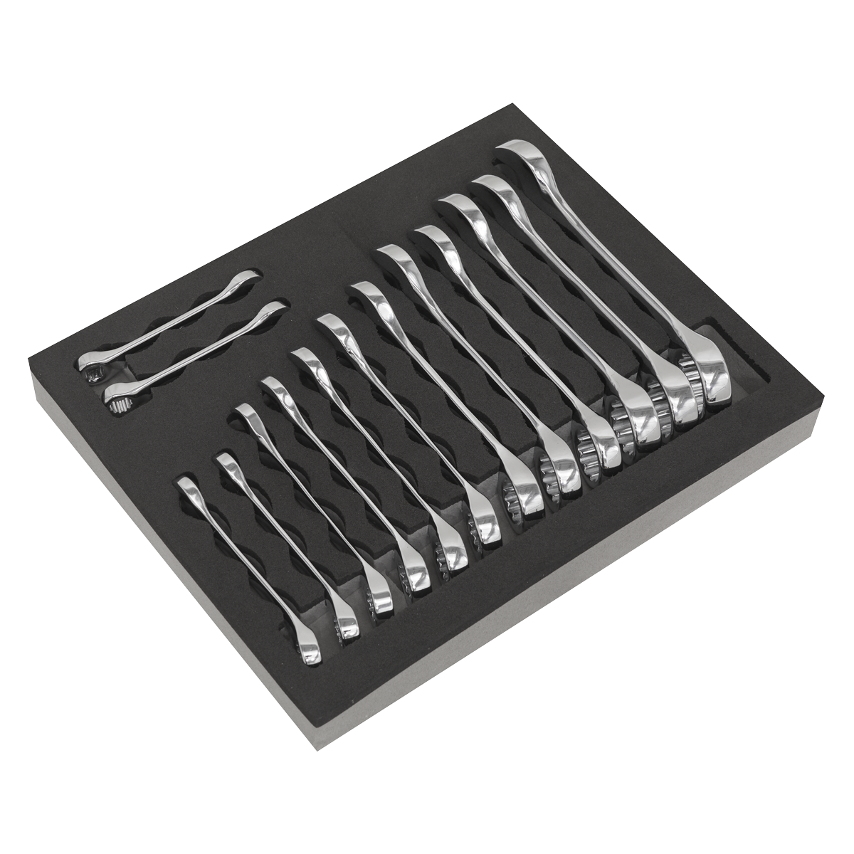 Siegen Stubby Combination Spanner Set 14pc S01232 - BostonPlates Autocare Centre