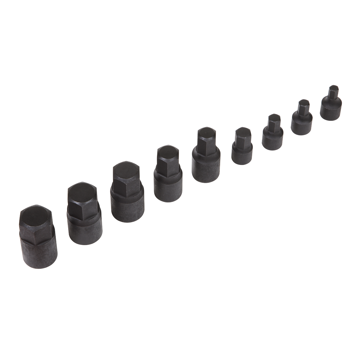 Sealey Premier Low Profile Hex Impact Socket Bit Set 1/4" & 3/8"Sq Drive 9pc AK5525 - BostonPlates Autocare Centre