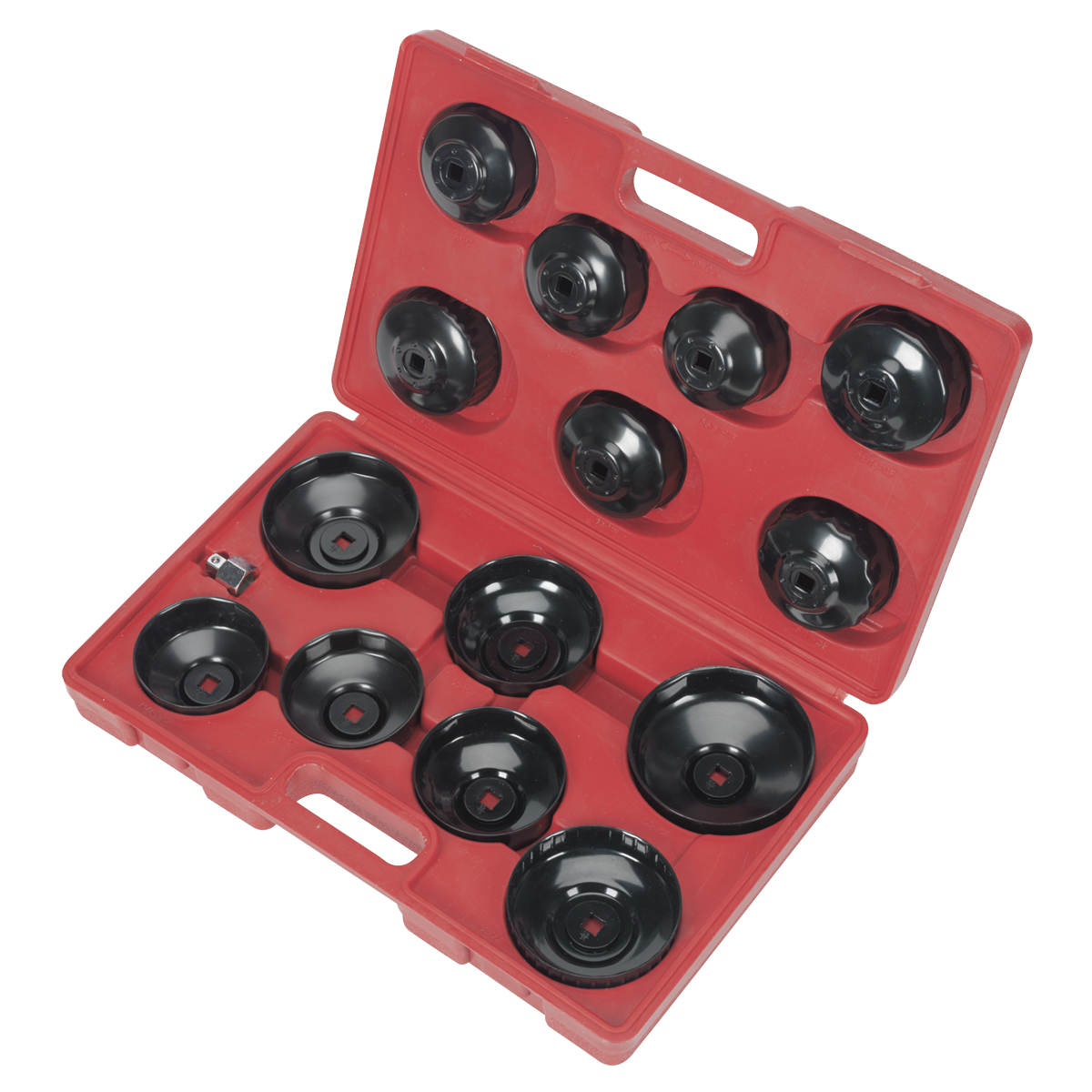 Sealey Oil Filter Cap Wrench Set 15pc VS7003 - BostonPlates Autocare Centre