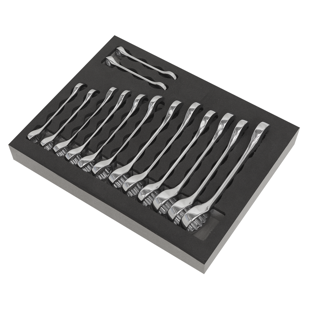 Siegen Stubby Combination Spanner Set 14pc S01232 - BostonPlates Autocare Centre
