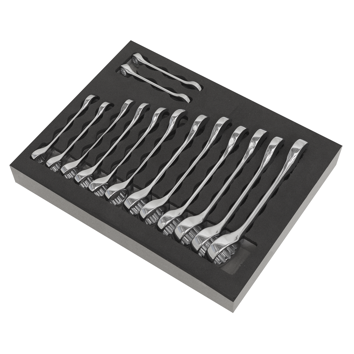 Siegen Stubby Combination Spanner Set 14pc S01232 - BostonPlates Autocare Centre
