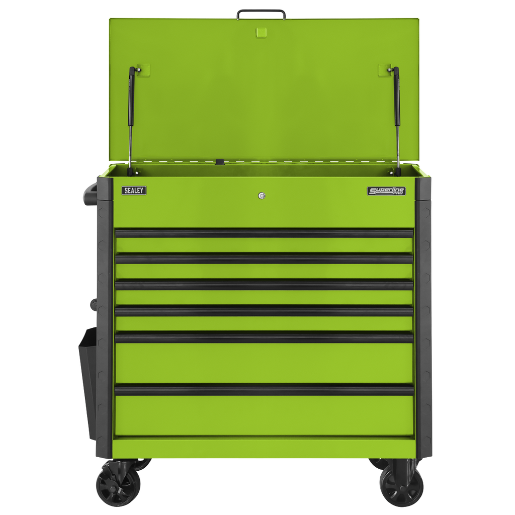 Sealey Tool Trolley 6 Drawer - Green AP366HV - BostonPlates Autocare Centre