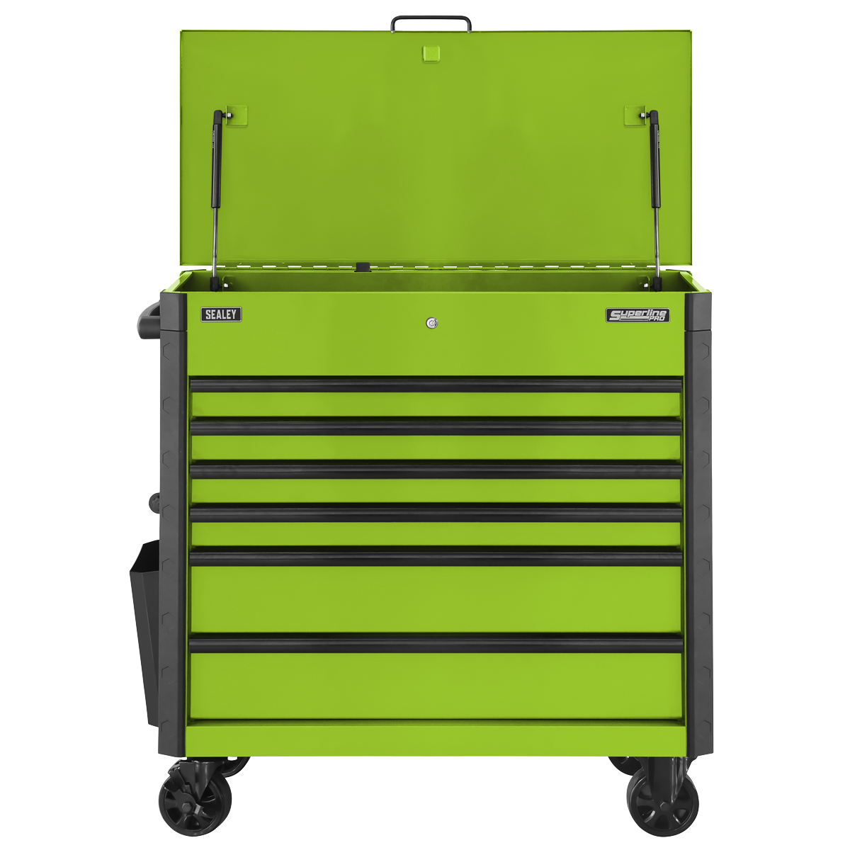Sealey Tool Trolley 6 Drawer - Green AP366HV - BostonPlates Autocare Centre
